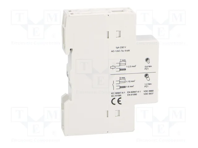 LOVATO ELECTRIC Contactor de Instalación Modular CN20 20A 24VAC/24VDC LOVATO ELECTRIC Contactor de Instalación Modular CN20 20A 24VAC/24VDC