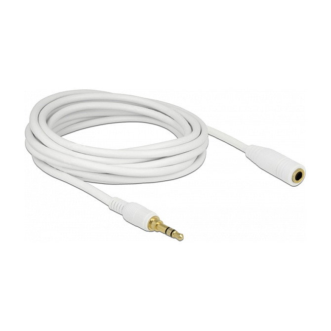 DeLOCK 85591 Cable de extensión de audio 3,5 mm blanco 5 m DeLOCK 85591 Cable de extensión de audio 3,5 mm blanco 5 m
