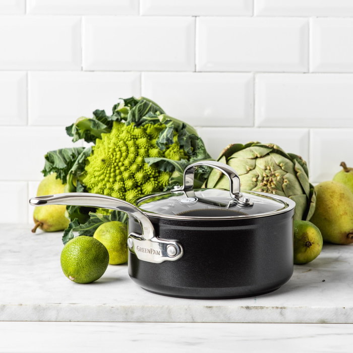 GreenPan Barcelona Pro Saucepan 20cm Black