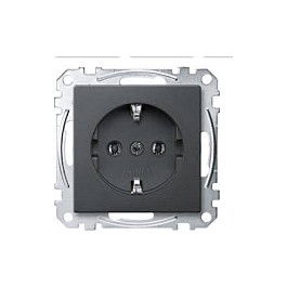 MERTEN MEG2301-0414 SCHUKO-Enchufe Tipo F Antracita 250V 16A System M