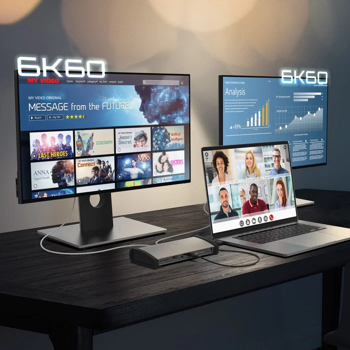 J5create JTD562-EN Estación de Acoplamiento 8K Thunderbolt 4