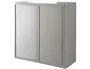 Paperflow Armario con 2 Puertas Correderas y Cerradura Color Gris Estructura de Acero y Poliestireno