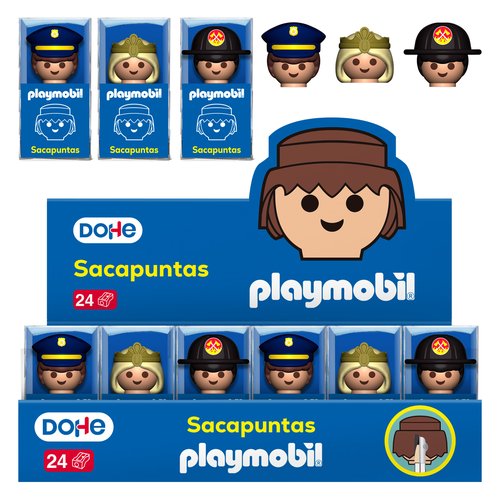 Dohe Gomas de Borrar Playmobil Surtido Expositor de 24 (3 modelos)