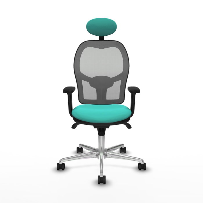 PIQUERAS Y CRESPO Silla de oficina Jorquera con Mecanismo Sincro, Turquesa y Gris PIQUERAS Y CRESPO Silla de oficina Jorquera con Mecanismo Sincro, Turquesa y Gris