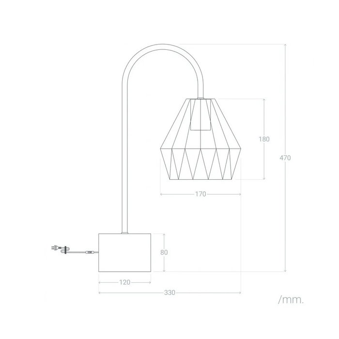 Uluberiya Lámpara de Mesa de Acero SKD-T1008 Bombilla E27 No Incluida Diseño Moderno Elegante Uluberiya Lámpara de Mesa de Acero SKD-T1008 Bombilla E27 No Incluida Diseño Moderno Elegante
