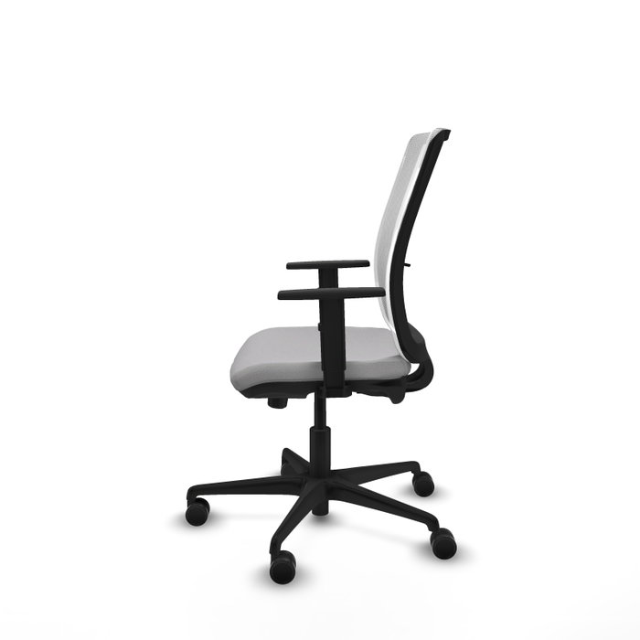 PIQUERAS Y CRESPO Silla de oficina Haches Gris claro y Blanco