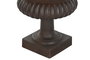 DKD Home Decor Jarrón de Hierro Colado Óxido Patinado 45x45x40 cm