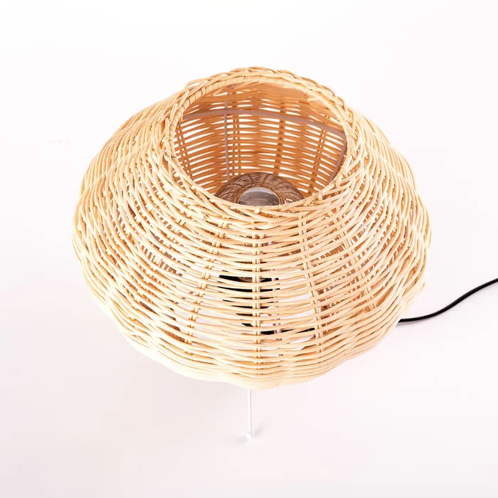 Lámpara de Mesa Alfred SKD-T-2018 Decoración Mediterránea Natural Boho-Chic Lámpara de Mesa Alfred SKD-T-2018 Decoración Mediterránea Natural Boho-Chic