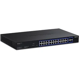 Trendnet TEG-3284WS Switch Gestionado 28 Puertos Ethernet (24x 2.5G + 4 SFP+) Rack 200 Gbps SNMP Web Smart VLAN