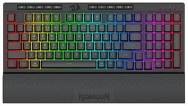 Redragon SHIVA 98 K515-RGB Teclado Gamer Membrana 98 Teclas RGB Negro Distribución Polaca