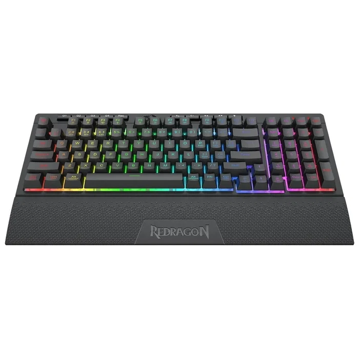 Redragon SHIVA 98 K515-RGB Teclado Gamer Membrana 98 Teclas RGB Negro Distribución Polaca
