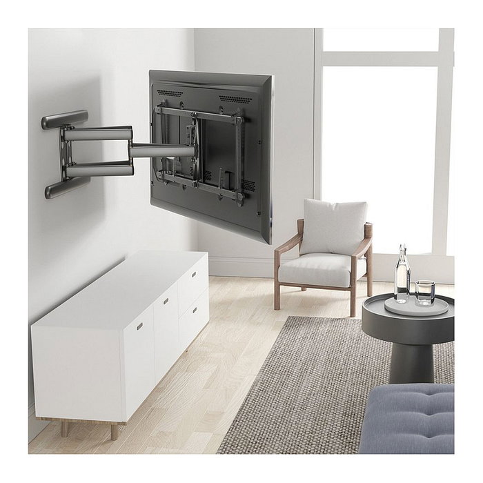 ROLINE TV-Wandhalterung Premium hoch-flexibel 37-80 Zoll (94-203 cm) bis 70 kg, aluminio/acero, negro, referencia 17.03.1246