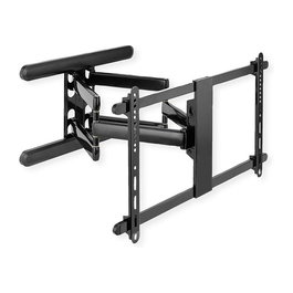 ROLINE TV-Wandhalterung Premium hoch-flexibel 37-80 Zoll (94-203 cm) bis 70 kg, aluminio/acero, negro, referencia 17.03.1246