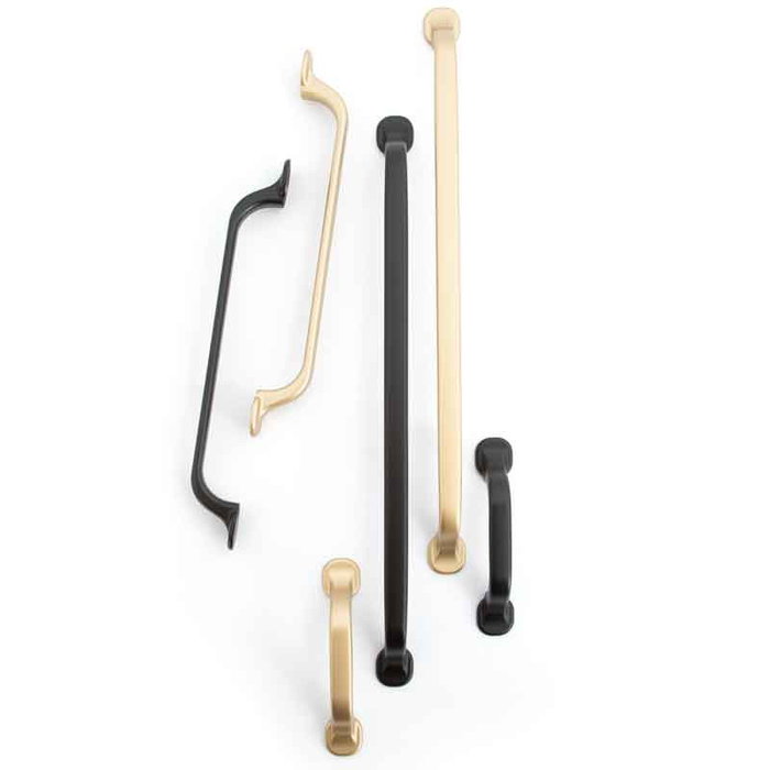 Giusti Tirador Cadier Zamak Negro Mate Dist. Agujero 256Mm Giusti Tirador Cadier Zamak Negro Mate Dist. Agujero 256Mm