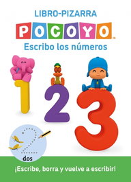 BEASCOA Pocoyó. Lectoescritura - Escribo los números. (Libro-pizarra)