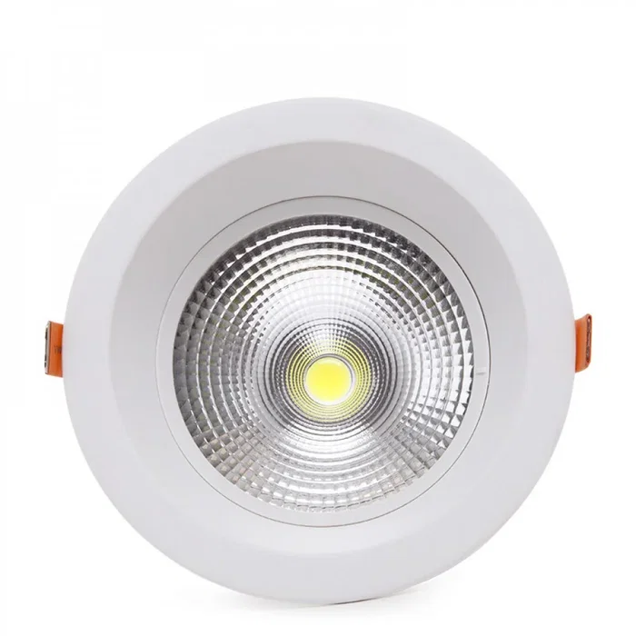 Foco Downlight Circular LED 18W 2520Lm 2700K Anti-Deslumbrante UGR19 HO-DL-AD-COB-18W-WW