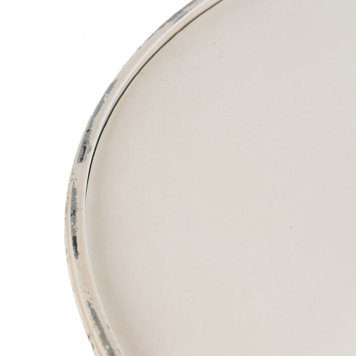 Ixia Mesa de Hierro Crema 80 x 80 x 75 cm Ixia Mesa de Hierro Crema 80 x 80 x 75 cm
