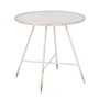 Ixia Mesa de Hierro Crema 80 x 80 x 75 cm