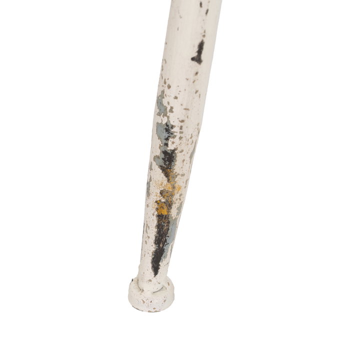 Mesa Crema Metal 80 X 80 X 75 cm