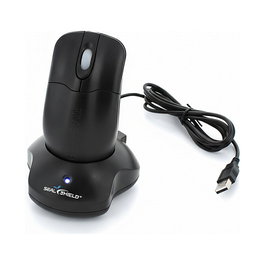 SEAL SHIELD Storm STM042W Ratón Óptico Inalámbrico RF 1000 DPI Ambidiestro Negro