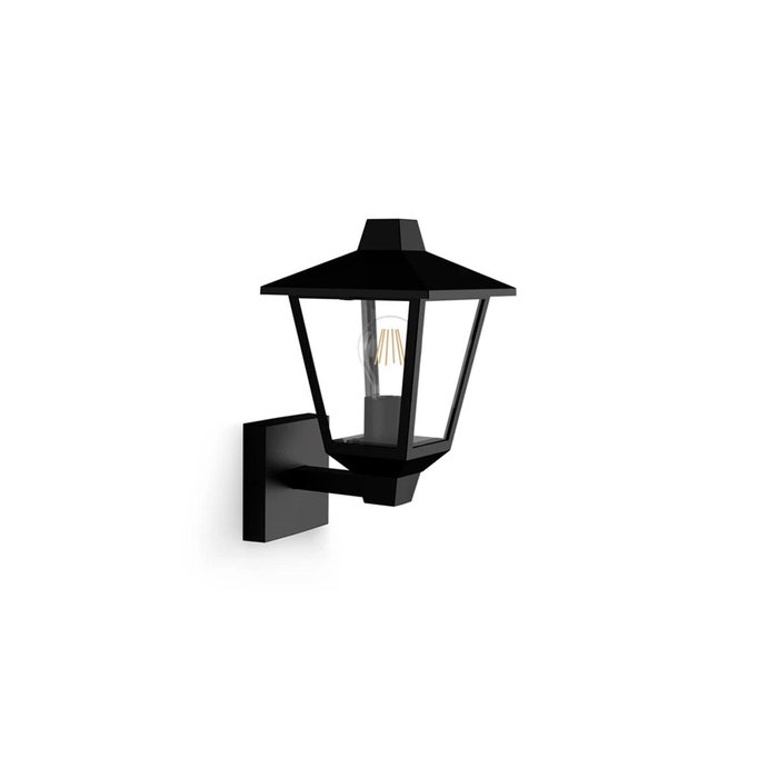 Philips Kinno Aplique Exterior Negro Luz Hacia Arriba Philips Kinno Aplique Exterior Negro Luz Hacia Arriba
