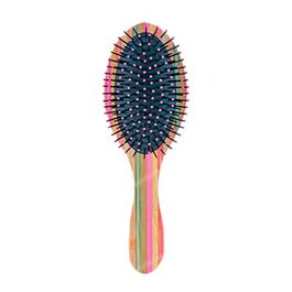 Bifull Cepillo Striped Bamboo Ovalado