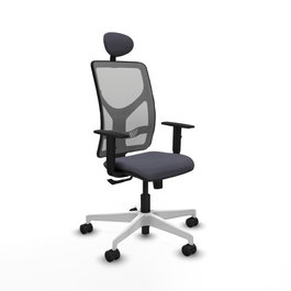 PIQUERAS Y CRESPO Silla de oficina Motilla con mecanismo Sincro, Gris