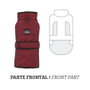 Nayeco Impermeable con Forro Polar La Tormenta Perfecta sin Patas Rojo 35cm