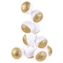 Home Deco Light Guirnalda Luz 10 Led Blanco/Or, Decoración Hogar