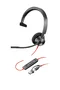 Poly Blackwire 3310 Auriculares Monoaurales USB-C con Certificación Microsoft Teams