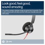 Poly Blackwire 3310 Auriculares Monoaurales USB-C con Certificación Microsoft Teams