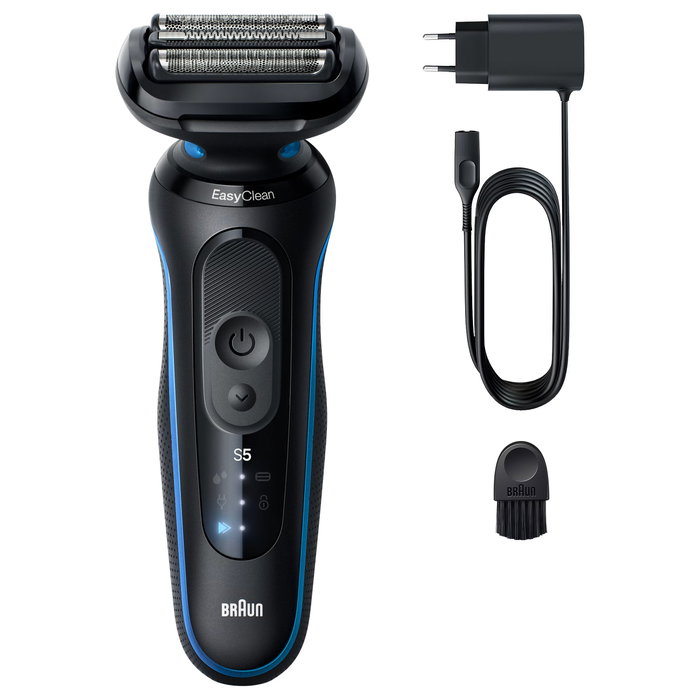 Braun Series 5 52-B1000s Máquina de Afeitar de Láminas, Negro, 3 Cabezas, Recargable