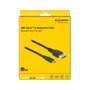 DeLOCK Cable Bidireccional USB Type-C™ a DisplayPort 8K 60 Hz 0,5 m