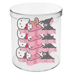 Karactermania Cubo con 12 Gomas de Borrar Hello Kitty Mix Multicolor