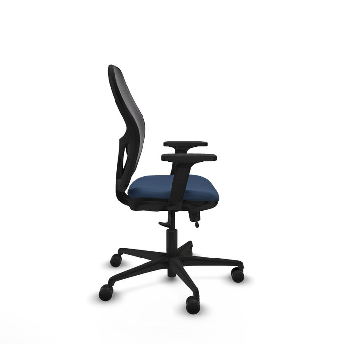 PIQUERAS Y CRESPO Silla de oficina Jorquera con mecanismo Sincro/Traslack Azul marino