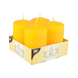PAPSTAR Vela de 8 cm amarilla