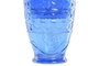 DKD Home Decor Hangzhou design 26a Vaso Mediterraneo Azul Turquesa Cristal Relieve con Pez Set de 4 8 x 27 x 8 cm Apto para lavavajillas