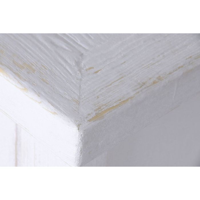 DKD Home Decor Aparador Olmo Macizo Blanco 230x48x95