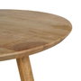 Ixia Mesa de centro de madera de mango natural 60 x 60 x 45 cm