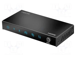 LogiLink Divisor HDMI 1x2 Puertos 4K/60 Hz con HDR y CEC