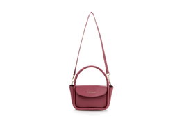 Vince Camuto Bolso Rojo Claret Piel de Polivinilo 19x9x15 cm