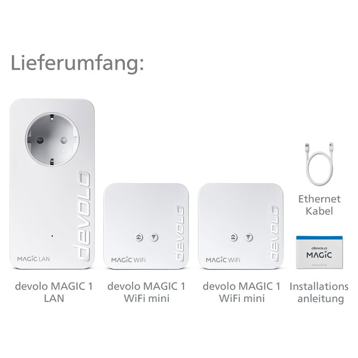 Devolo Magic 1 WiFi mini Kit de red Powerline con WiFi Devolo Magic 1 WiFi mini Kit de red Powerline con WiFi