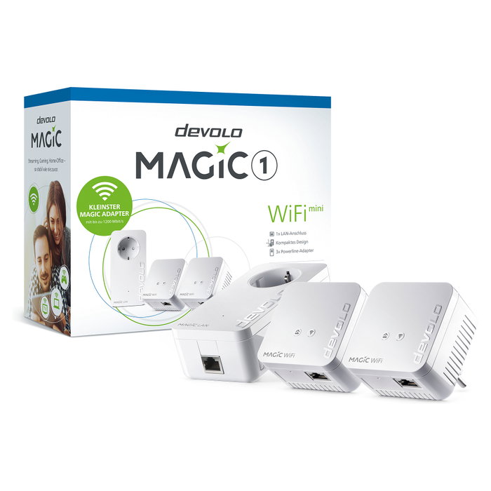 Devolo Magic 1 WiFi mini Kit de red Powerline con WiFi Devolo Magic 1 WiFi mini Kit de red Powerline con WiFi