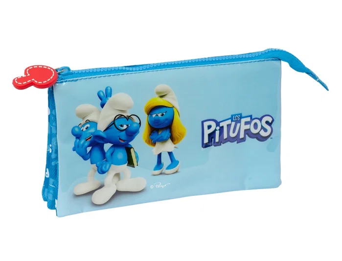 Safta Portatodo Triple Los Pitufos Safta Portatodo Triple Los Pitufos
