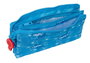 Portatodo Doble Los Pitufos Azul 22 x 12 x 3 cm