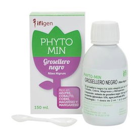 Ifigen Phyto-Min Grosellero Negro 150Ml | Extracto Seco de Ribes Nigrum con Magnesio y Manganeso | Complemento Alimenticio
