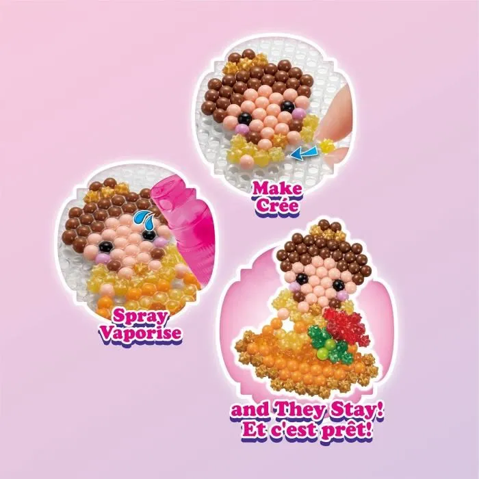 Aquabeads 31997 Mis Accesorios de Princesas de Disney Perlas que se Adhieren con Agua