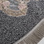 Mijölnir E4_817-İhracat000013 Juego de alfombras de baño Antracita 2 Piezas Poliéster Antideslizante Antibacteriano Lavable a Máquina 55x65cm 65x115cm