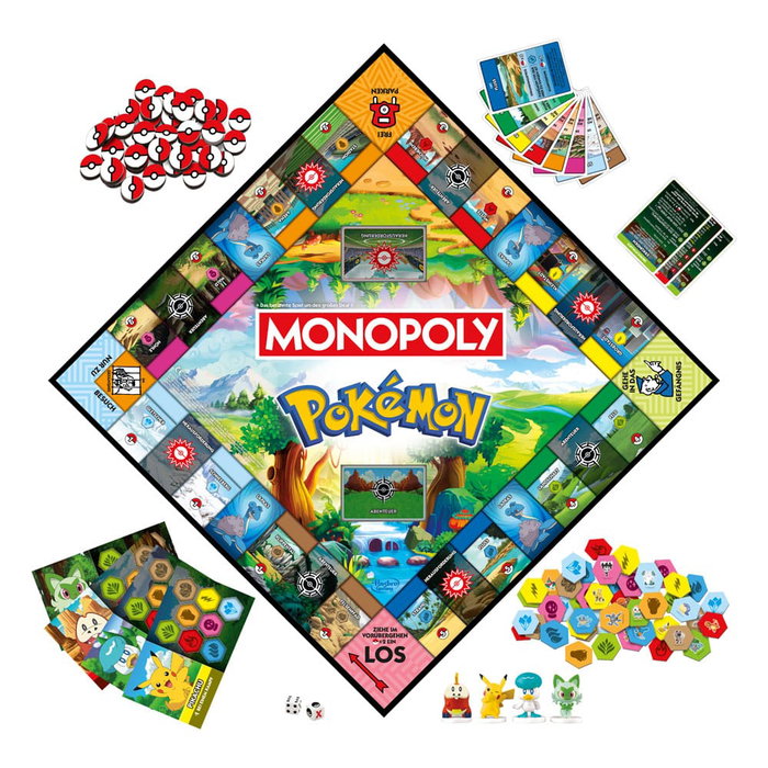 Hasbro Monopoly Edición Pokémon - Alemán