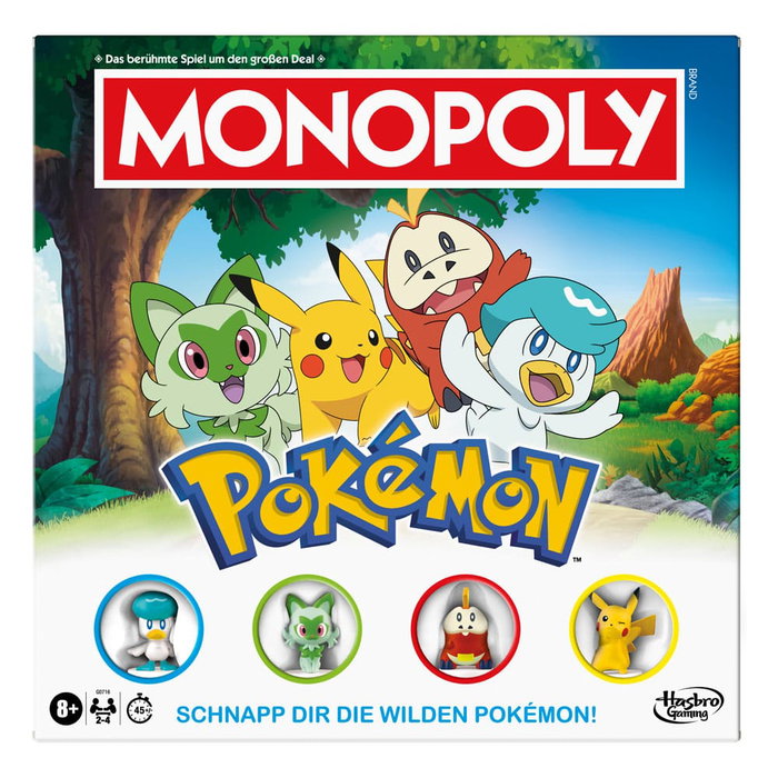 Hasbro Monopoly Edición Pokémon - Alemán